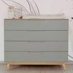 שידת אחסנה קיילי אפור עץ – Kylie™ Graphit Wood Dresser 120cm