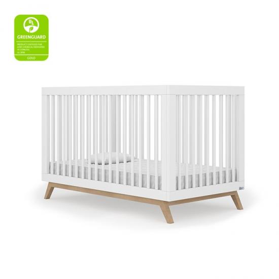 מיטת תינוק – ריי לבנה וטבעי רהיטי סגל