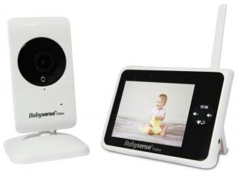 אינטרקום HD דו-כיווני לתינוק עם מצלמה ומסך גדול במיוחד, נגן שירים מד טמפרטורה וראיית לילה דגם V35 hiSENSE